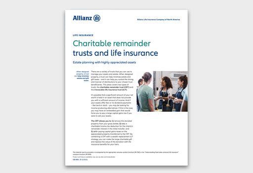 Charitable remainder trusts and life insurance
