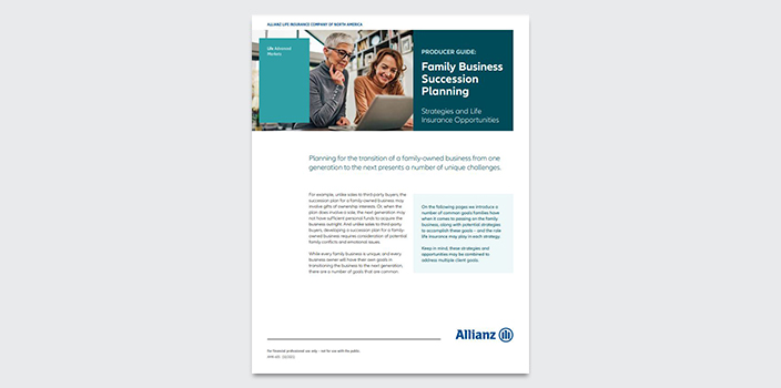 Family Business Succession Planning producer guide