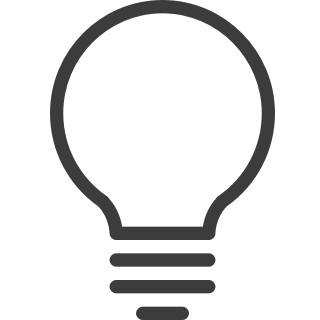Light bulb icon