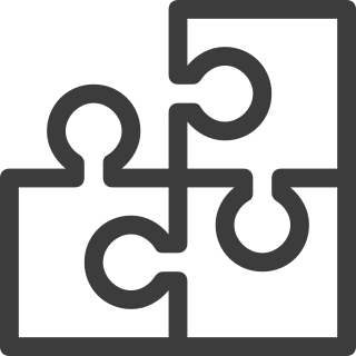 Puzzle pieces icon