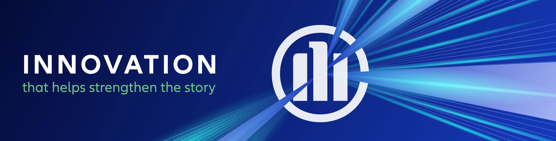 Allianz logo with Innovation that helps strengthen the stroy text