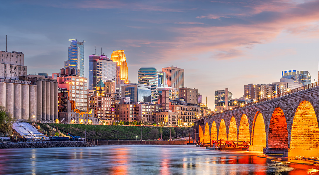 Downtown Minneapolis skyline