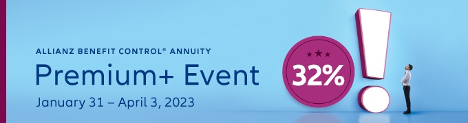Allianz Benefit Control® Annuity Premium+ Event